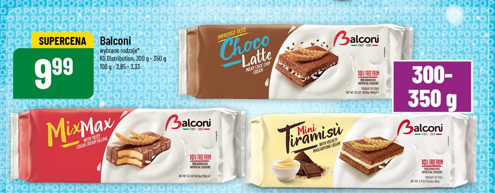 Choco & latte Balconi promocja w POLOmarket