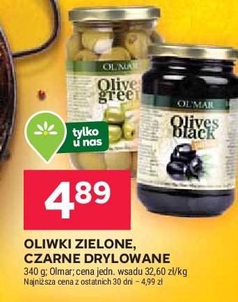 Oliwki zielone Olmar promocja w Stokrotka