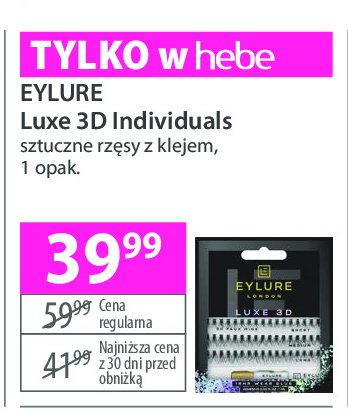 Kępki rzęs luxe Eylure promocja