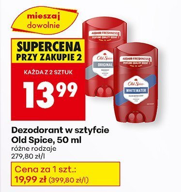Dezodorant w sztyfcie Old Spice, 50 ml promocja w Biedronka