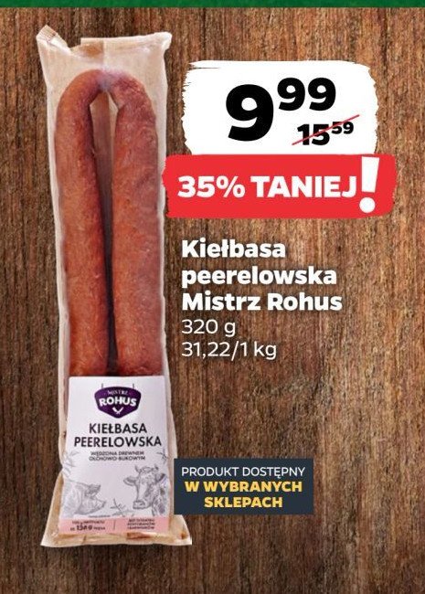 Kiełbasa peerelowska Mistrz rohus promocja w Netto