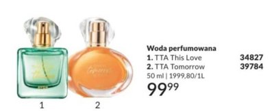 Woda perfumowana TTA Tomorrow promocja w AVON