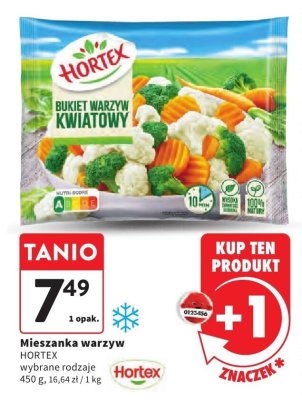 Mieszanka warzyw HORTEX wybrane rodzaje promocja w Intermarche