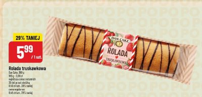 Rolada truskawkowa Dan Cake promocja w POLOmarket
