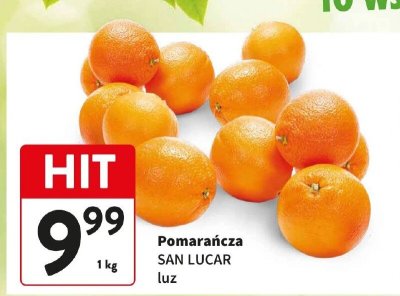Pomarańcza SAN LUCAR luz promocja w Intermarche
