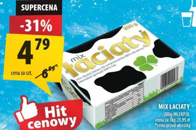 Mix łaciaty Mlekpol promocja w Arhelan