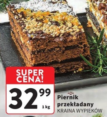 Piernik przekładany KRAINA WYPIEKÓW promocja w Intermarche