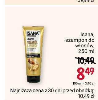 Szampon pielęgnacyjny arganol&pflege Isana professional promocja