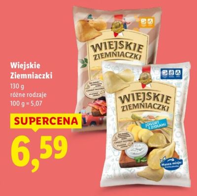 Ziemniaczki Wiejskie różne rodzaje promocja w Lidl