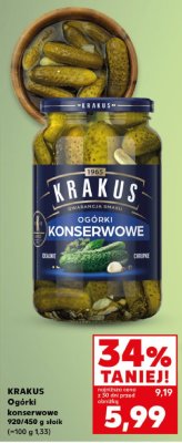 Ogórki konserwowe promocja w Kaufland