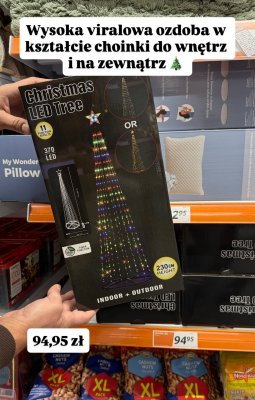 Choinka świetlna Christmas LED Tree  promocja w Action