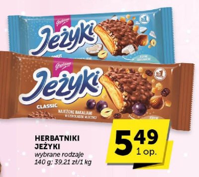 Herbatniki Jeżyki wybrane rodzaje promocja w ABC