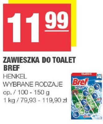 Zawieszka do toalet Bref Henkel promocja w SPAR