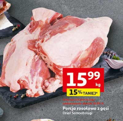Porcja rosołowa z gęsi promocja w Auchan