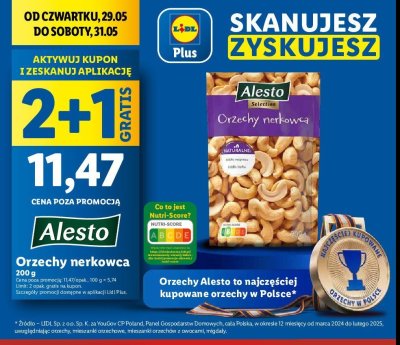 Orzechy nerkowca Alesto promocja