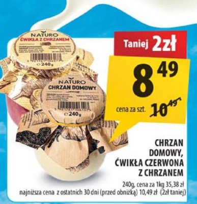 Chrzan domowy, ćwikła czerwona z chrzanem Mazurek 240g promocja w Arhelan