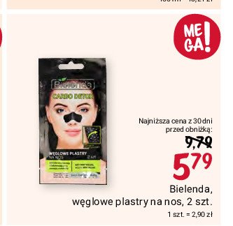 Plastry na nos węglowe Bielenda carbo detox promocja