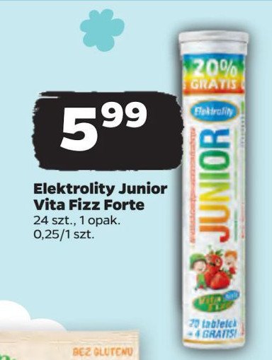 Tabletki musujące junior VITA FIZZ promocja