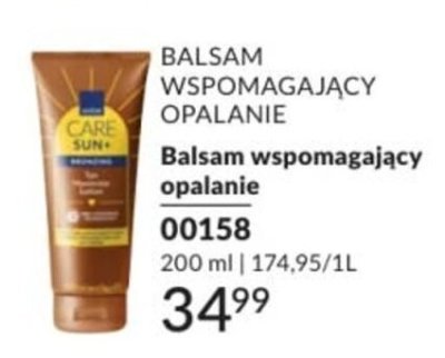 Balsam wspomagający opalanie promocja w AVON