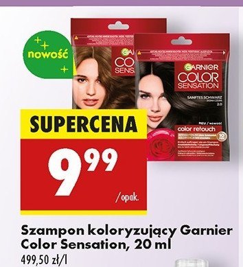 Szampon koloryzujący 5.0 jasny brąz Garnier color senstation promocja