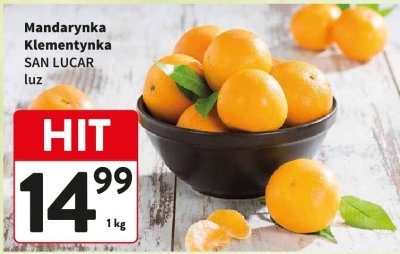 Mandarynka Klementynka SAN LUCAR  promocja w Intermarche