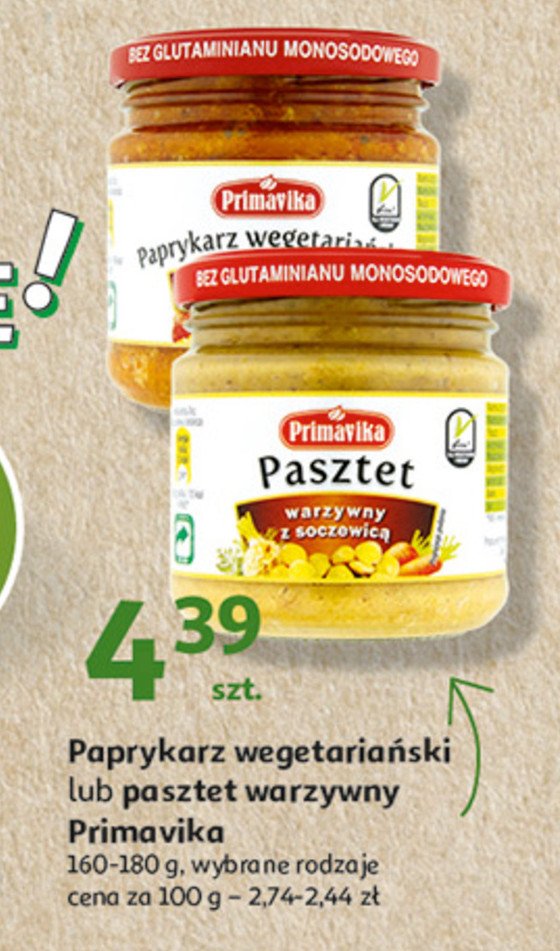 Pasztet warzywny z soczewic膮 Primavika promocja