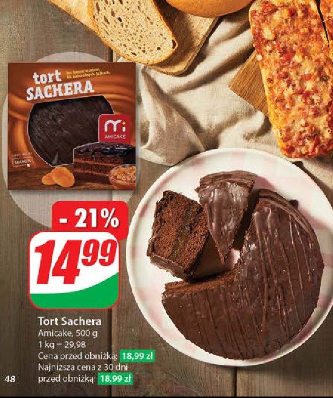 Tort sachera Amicake promocja