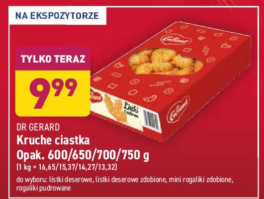 Ciastka mini rogalik zdobiony Dr gerard promocja