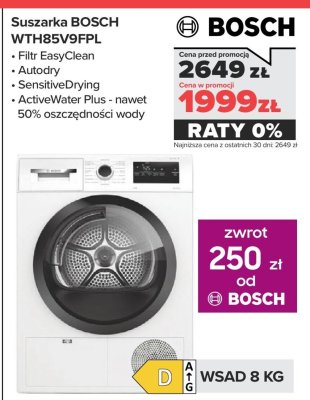 Suszarka WTH85V9PPL promocja w NEONET