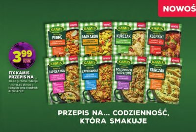 FIX KAMIS Przepis na Penne promocja w Stokrotka