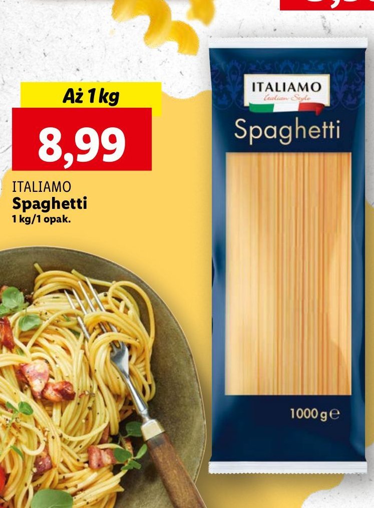 Makaron spaghetti Italiamo promocja