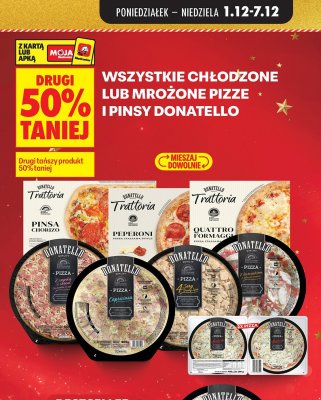 Chłodzone lub mrożone pizze i pinsy -50% drugi produkt promocja w Biedronka