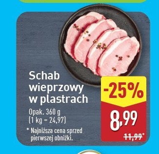 Schab wieprzowy bez kości plastry promocja