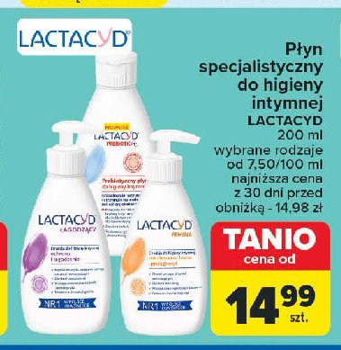 Emulsja do higieny intymnej łagodząca Lactacyd femina promocja