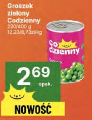 Groszek zielony Codzienny promocja w Delikatesy Centrum