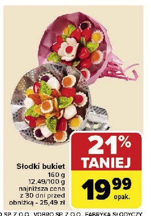 Bukiet słodyczy promocja