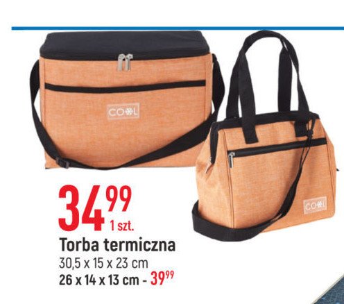 Torba termiczna 26 x 14 x 13 cm promocja