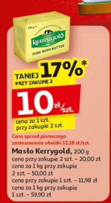 Masło Kerrygold promocja w Auchan