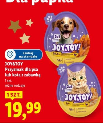 Przysmak dla psa / kota z zabawką  promocja w Lidl