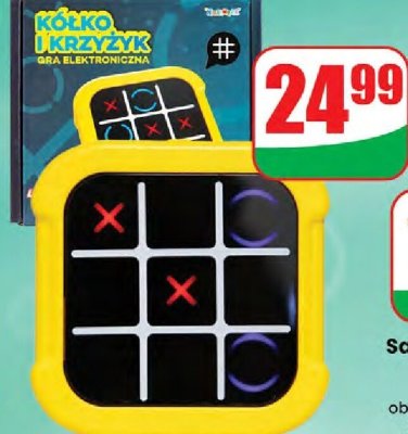 Gra elektroniczna Kółko i Krzyżyk promocja w Dino