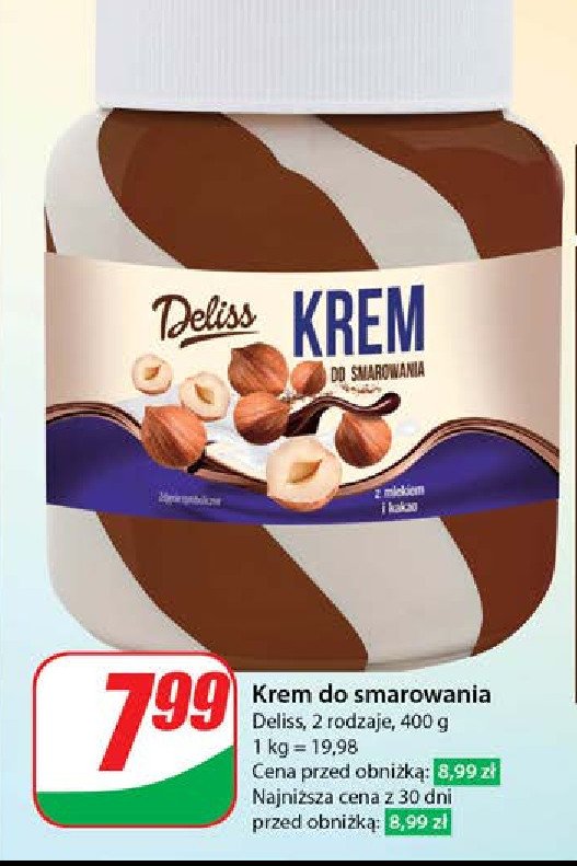 Krem kakaowo-mleczny Deliss promocja