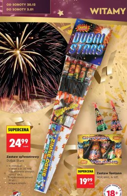 Zestaw fontann Volcano, 4 szt. promocja w Biedronka