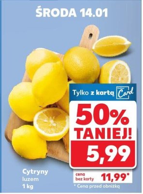 Cytryny luzem Kaufland promocja w Kaufland