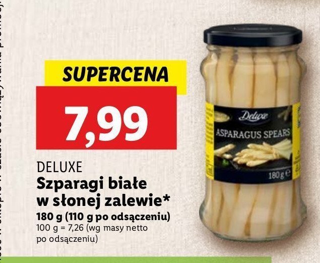 Szparagi białe Deluxe promocja