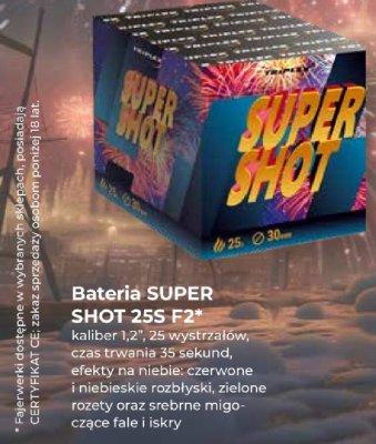 Bateria SUPER SHOT 25S F2 TRIPLEX promocja w PSB Mrówka