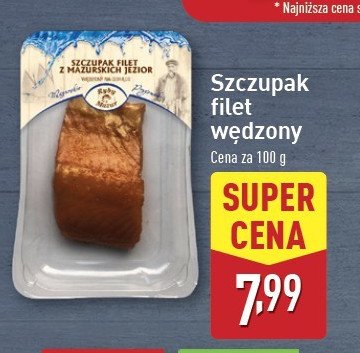 Szczupak wędzony na gorąco filet Ryby z mazur promocja