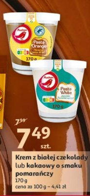 Krem kakaowy o smaku pomara艅czy Auchan promocja