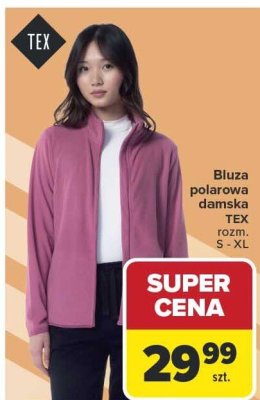 Bluza polarowa damska rozm. S - XL promocja w Carrefour