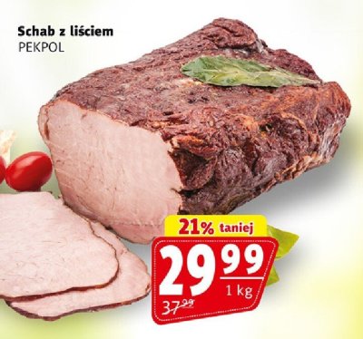 Schab z liściem promocja w Prim Market
