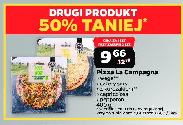 Pizza capricciosa La campagna promocja